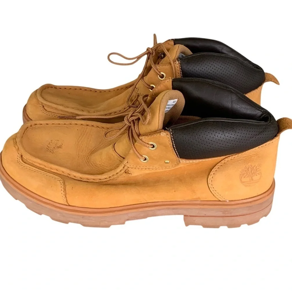 Timberland Men's Tan Leather Rugged Street II Chukka Boots Size 12M